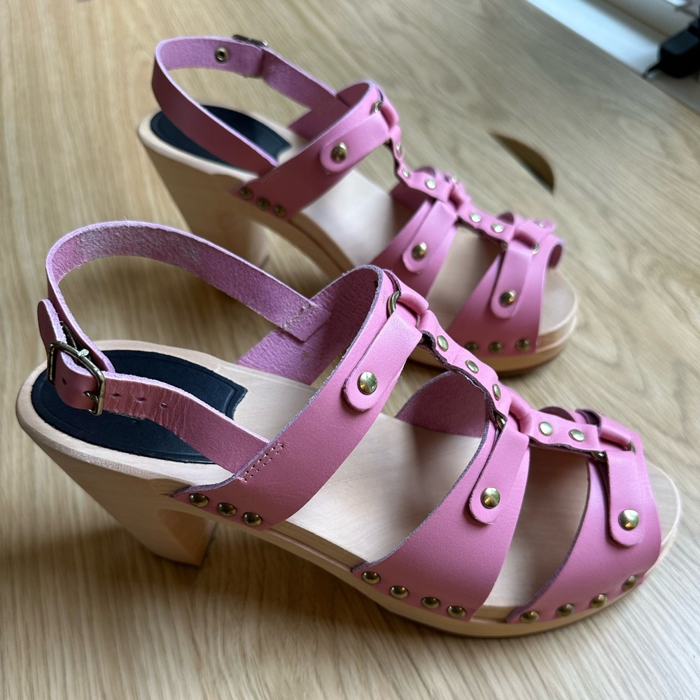 Barbie pink hasbeens heels EUC